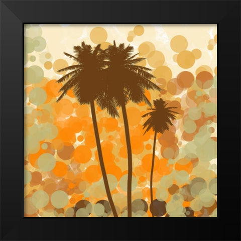 Sunshine Garden I Black Modern Wood Framed Art Print by Orlov, Irena