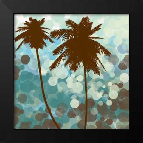 Sunshine Garden IV Black Modern Wood Framed Art Print by Orlov, Irena