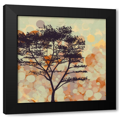 Sunshine Garden VI Black Modern Wood Framed Art Print by Orlov, Irena