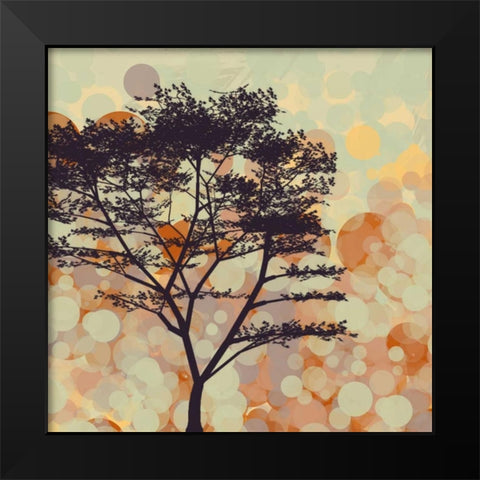 Sunshine Garden VI Black Modern Wood Framed Art Print by Orlov, Irena