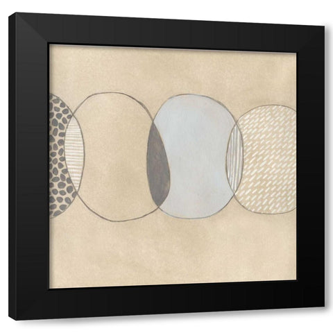 Cellular Division II Black Modern Wood Framed Art Print by Vess, June Erica