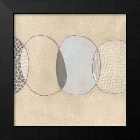 Cellular Division II Black Modern Wood Framed Art Print by Vess, June Erica