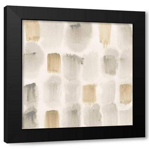 Rhythmic Echo II Black Modern Wood Framed Art Print by Vess, June Erica