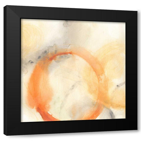 Implicit I Black Modern Wood Framed Art Print by Vess, June Erica