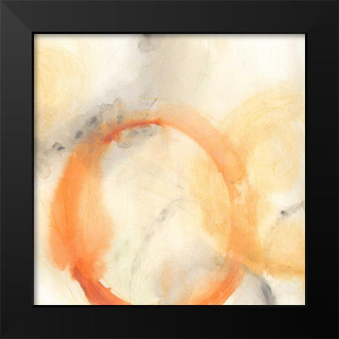 Implicit I Black Modern Wood Framed Art Print by Vess, June Erica