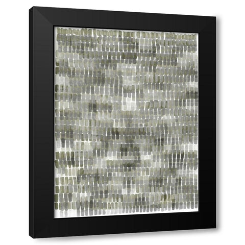 Woven Reeds I Black Modern Wood Framed Art Print with Double Matting by McCavitt, Naomi