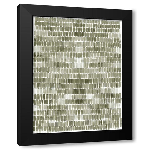 Woven Reeds II Black Modern Wood Framed Art Print by McCavitt, Naomi