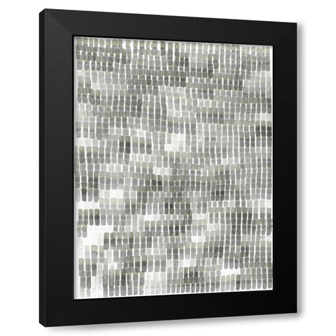Woven Reeds III Black Modern Wood Framed Art Print with Double Matting by McCavitt, Naomi
