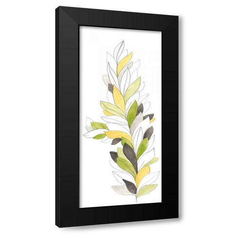 Petiole II Black Modern Wood Framed Art Print with Double Matting by Vess, June Erica