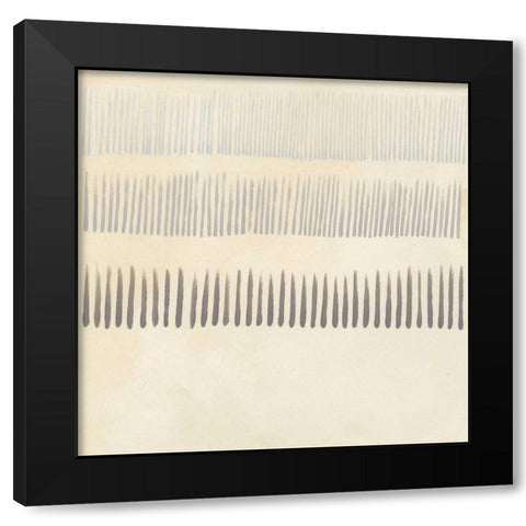 Parchment Prose III Black Modern Wood Framed Art Print by Vess, June Erica