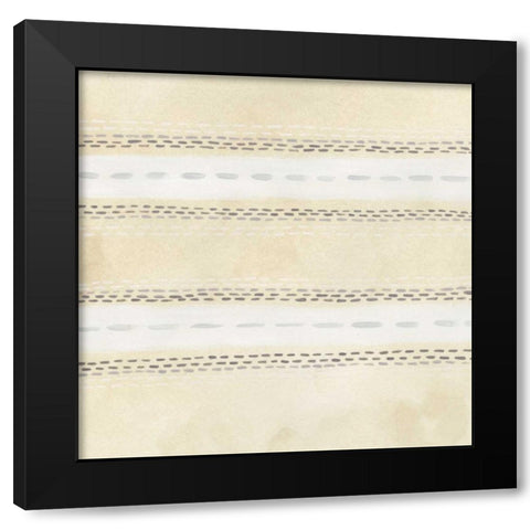 Parchment Prose V Black Modern Wood Framed Art Print with Double Matting by Vess, June Erica