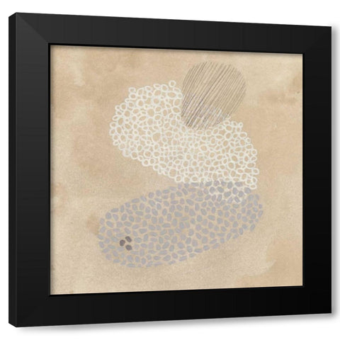 Parchment Prose VI Black Modern Wood Framed Art Print with Double Matting by Vess, June Erica