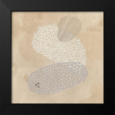 Parchment Prose VI Black Modern Wood Framed Art Print by Vess, June Erica