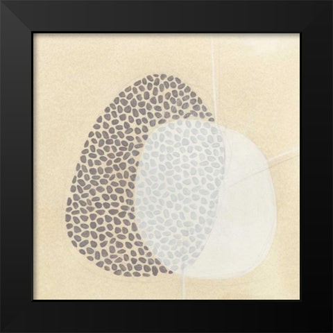 Parchment Prose VII Black Modern Wood Framed Art Print by Vess, June Erica