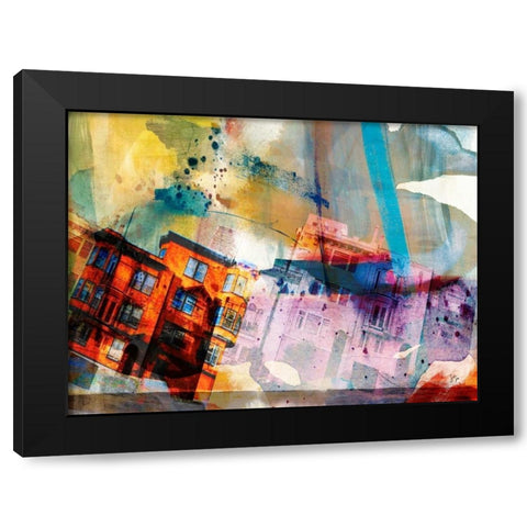 San Francisco Buildings III Black Modern Wood Framed Art Print by Jasper, Sisa