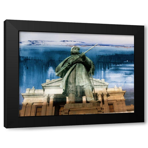 Denver Capitol III Black Modern Wood Framed Art Print by Jasper, Sisa