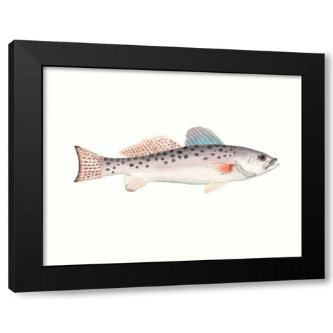 Watercolor Deep Sea Fish IV Black Modern Wood Framed Art Print by McCavitt, Naomi
