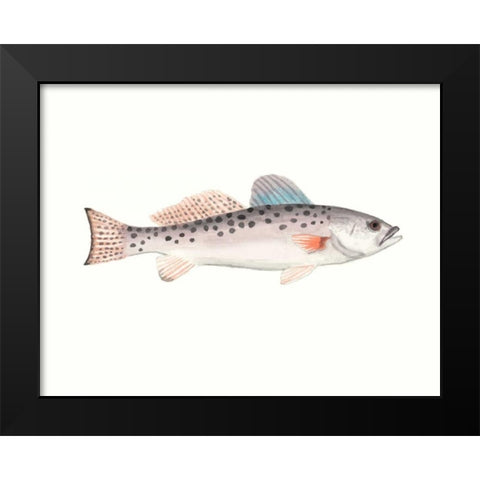 Watercolor Deep Sea Fish IV Black Modern Wood Framed Art Print by McCavitt, Naomi