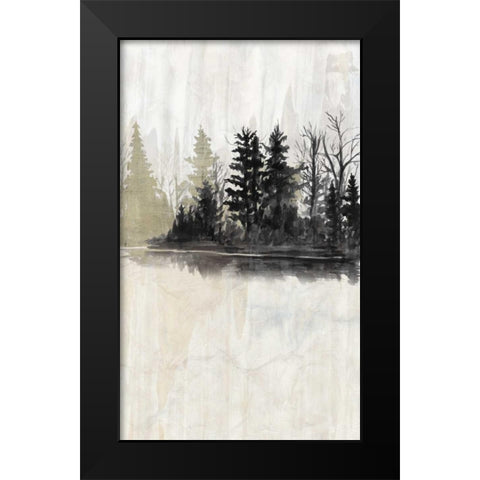 Pine Island I Black Modern Wood Framed Art Print by McCavitt, Naomi