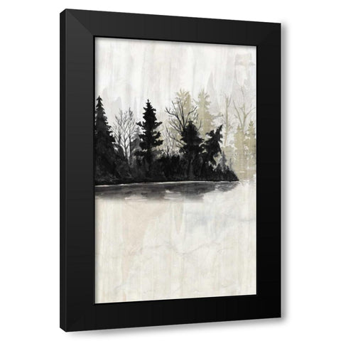 Pine Island II Black Modern Wood Framed Art Print by McCavitt, Naomi