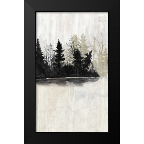 Pine Island II Black Modern Wood Framed Art Print by McCavitt, Naomi