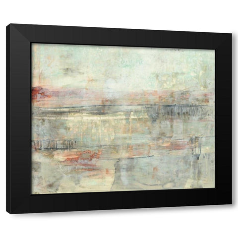 Soft Scape I Black Modern Wood Framed Art Print with Double Matting by Goldberger, Jennifer