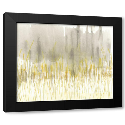 Winter Grasses II Black Modern Wood Framed Art Print by Goldberger, Jennifer