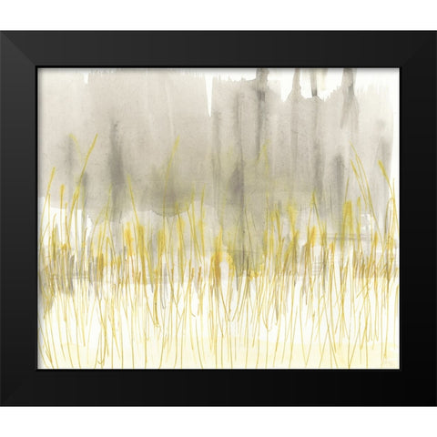 Winter Grasses II Black Modern Wood Framed Art Print by Goldberger, Jennifer