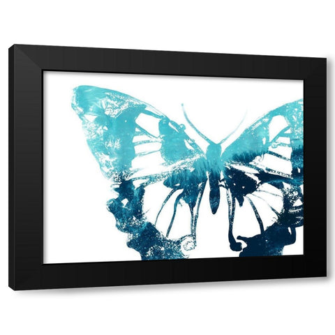 Butterfly Imprint I Black Modern Wood Framed Art Print by Vess, June Erica