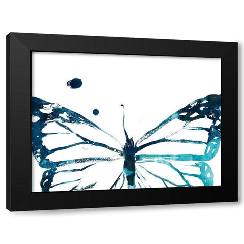 Butterfly Imprint III Black Modern Wood Framed Art Print by Vess, June Erica