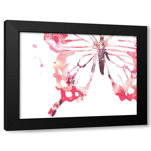 Butterfly Imprint IV Black Modern Wood Framed Art Print by Vess, June Erica