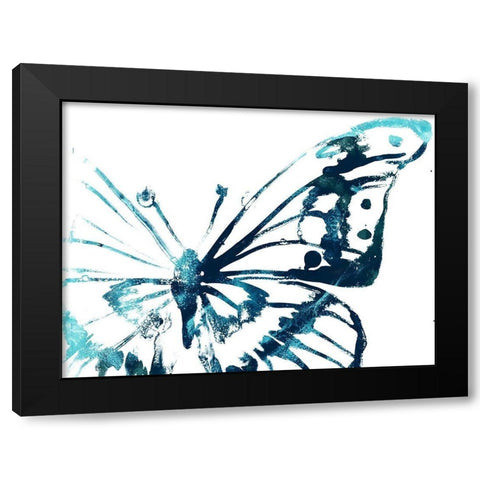 Butterfly Imprint V Black Modern Wood Framed Art Print by Vess, June Erica