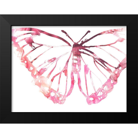 Butterfly Imprint VI Black Modern Wood Framed Art Print by Vess, June Erica