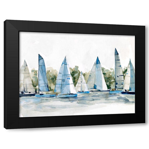 Pastel Marina I Black Modern Wood Framed Art Print by Scarvey, Emma