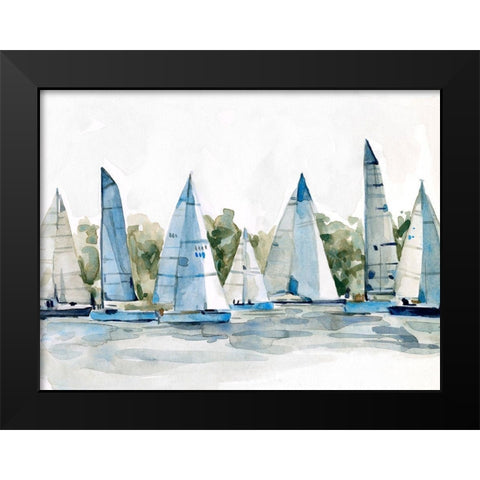 Pastel Marina I Black Modern Wood Framed Art Print by Scarvey, Emma