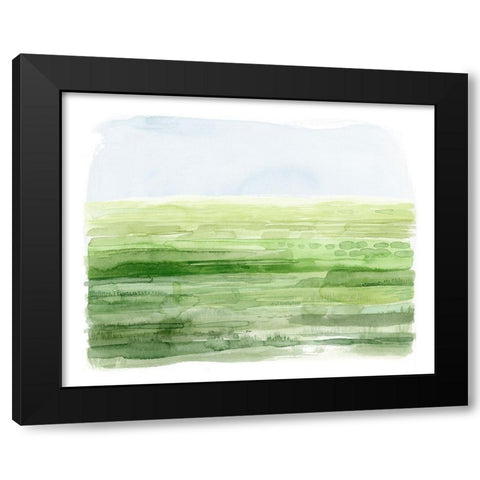 Emerald Moors II Black Modern Wood Framed Art Print with Double Matting by Popp, Grace