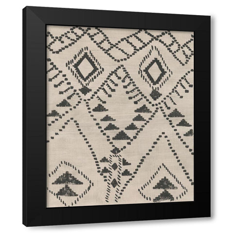 Voyager II Black Modern Wood Framed Art Print with Double Matting by Zarris, Chariklia