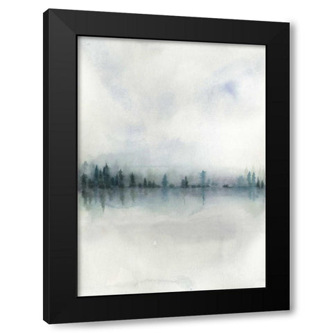 Horizon Whisper II Black Modern Wood Framed Art Print by Popp, Grace