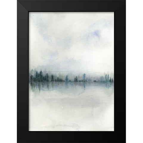 Horizon Whisper II Black Modern Wood Framed Art Print by Popp, Grace