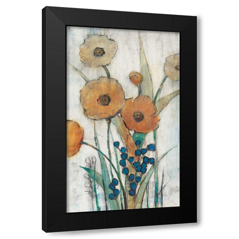 Spring Joy II Black Modern Wood Framed Art Print by OToole, Tim