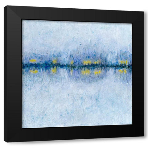 Across the Way I Black Modern Wood Framed Art Print by Stramel, Renee W.