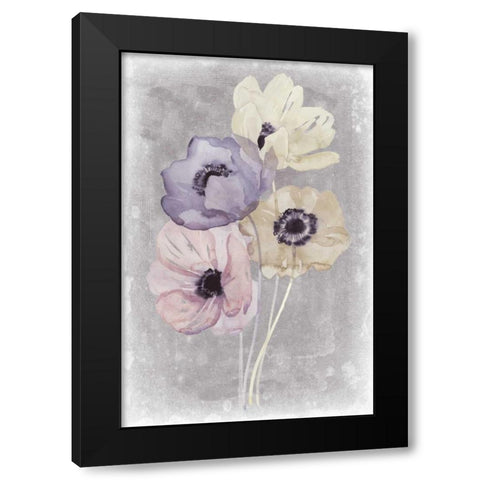 Floral Waltz I Black Modern Wood Framed Art Print by Popp, Grace