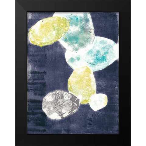 Rock Print I Black Modern Wood Framed Art Print by Goldberger, Jennifer