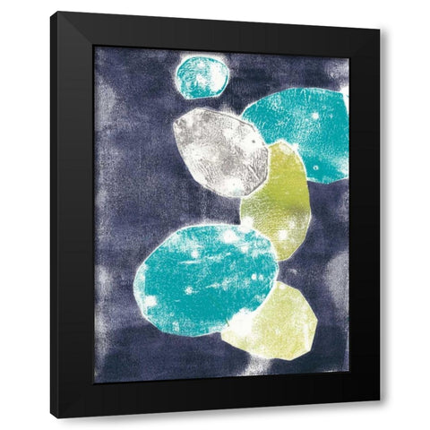 Rock Print II Black Modern Wood Framed Art Print by Goldberger, Jennifer