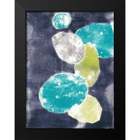 Rock Print II Black Modern Wood Framed Art Print by Goldberger, Jennifer