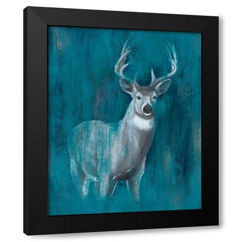 Contemporary White-Tail II Black Modern Wood Framed Art Print by Popp, Grace
