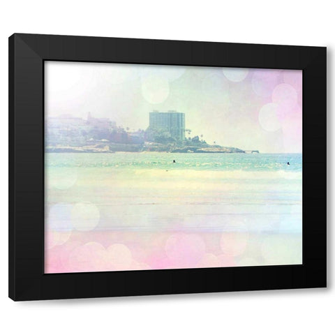 Surfin 2 Black Modern Wood Framed Art Print by Coomes, Sylvia