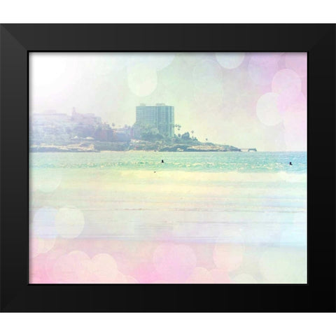 Surfin 2 Black Modern Wood Framed Art Print by Coomes, Sylvia