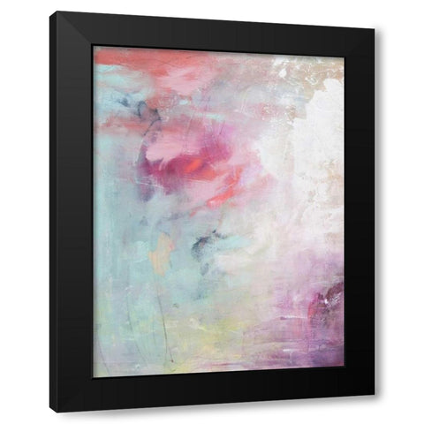 Pastel Terrain I Black Modern Wood Framed Art Print with Double Matting by Contacessi, Julia