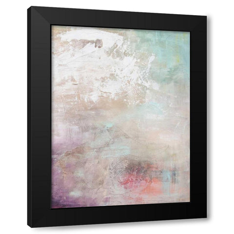 Pastel Terrain II Black Modern Wood Framed Art Print with Double Matting by Contacessi, Julia